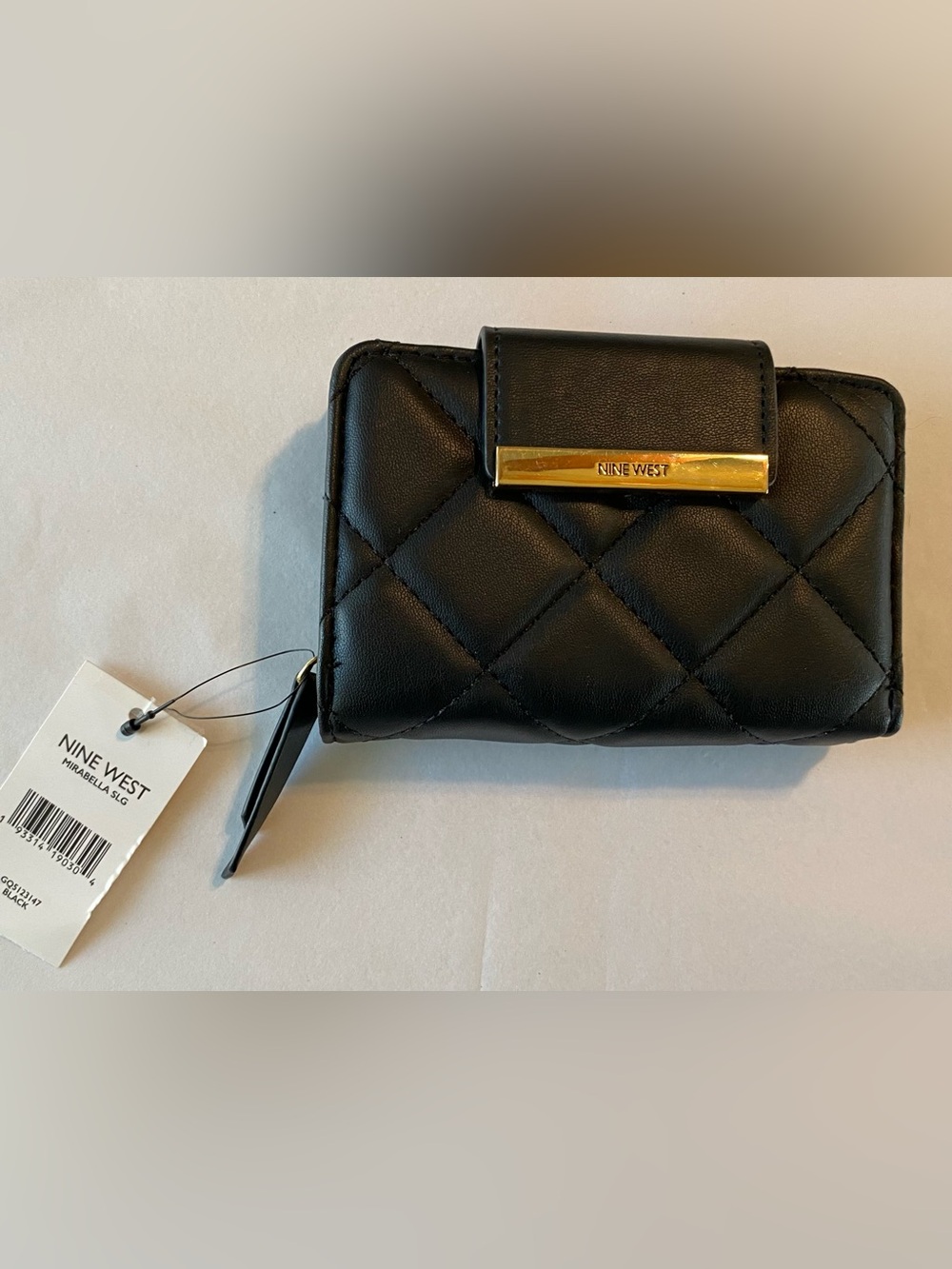 Nine West Mirabella Quilted French Wallet NWT
